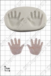 'Baby Hands' Silicone Mould